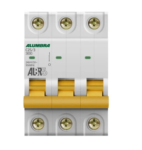 DISJUNTOR TRIPOLAR ALBR3 C25/3